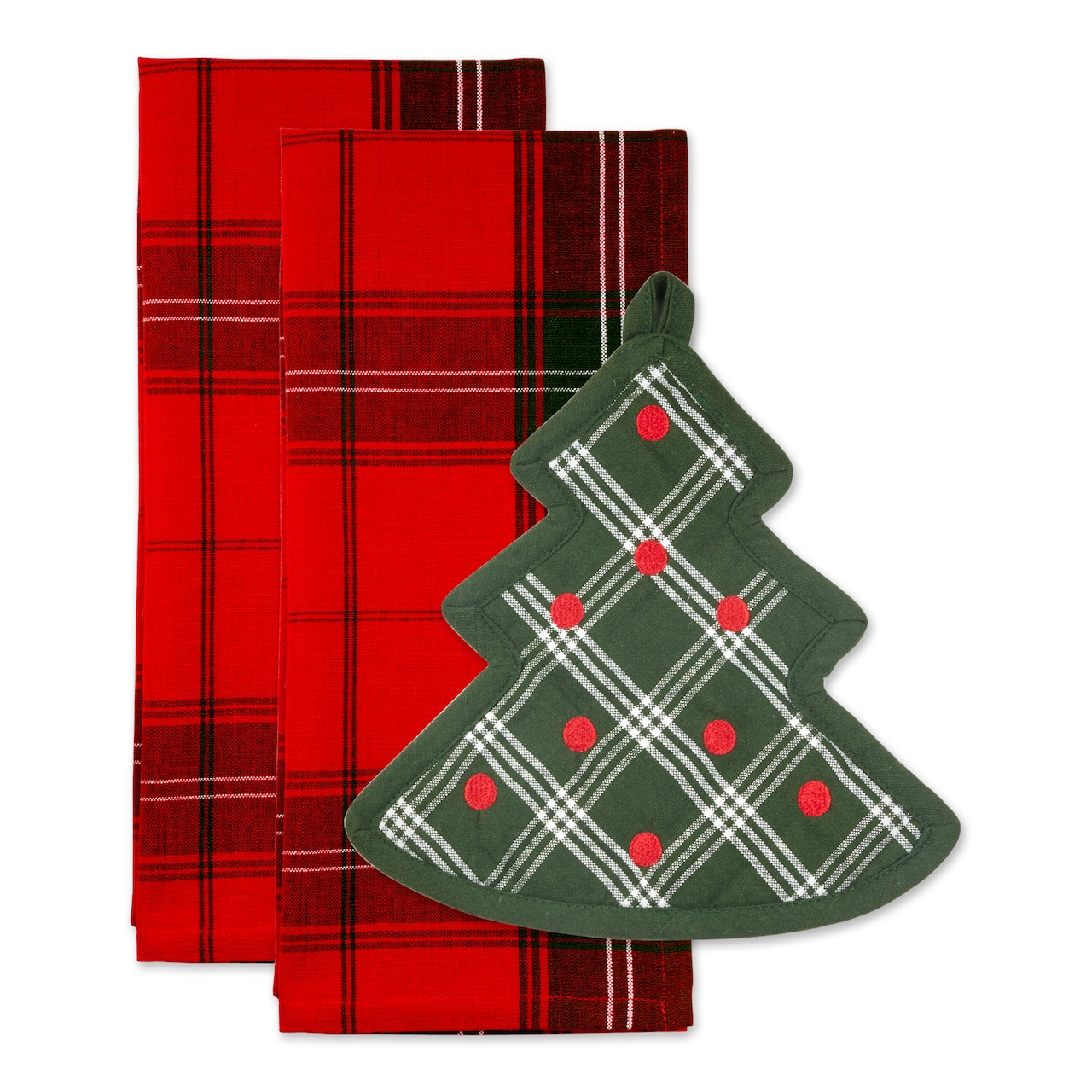 DII&#xAE; Christmas Tree Potholder Gift Set